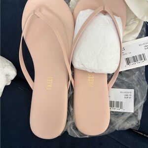 TKEES Pink Sandals size 10 new with tags